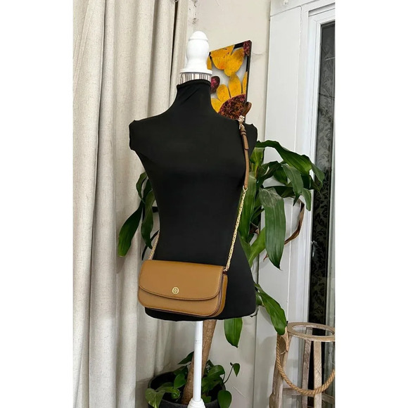 ♦️♦️ AUTHENTIC TORY BURCH BROWN ROBINSON HANDBAG ♦️♦️ - Picture 7 of 9